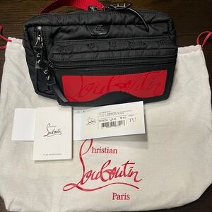 Christian Louboutin Loubideal
Canvas & Rubber Belt Bag
